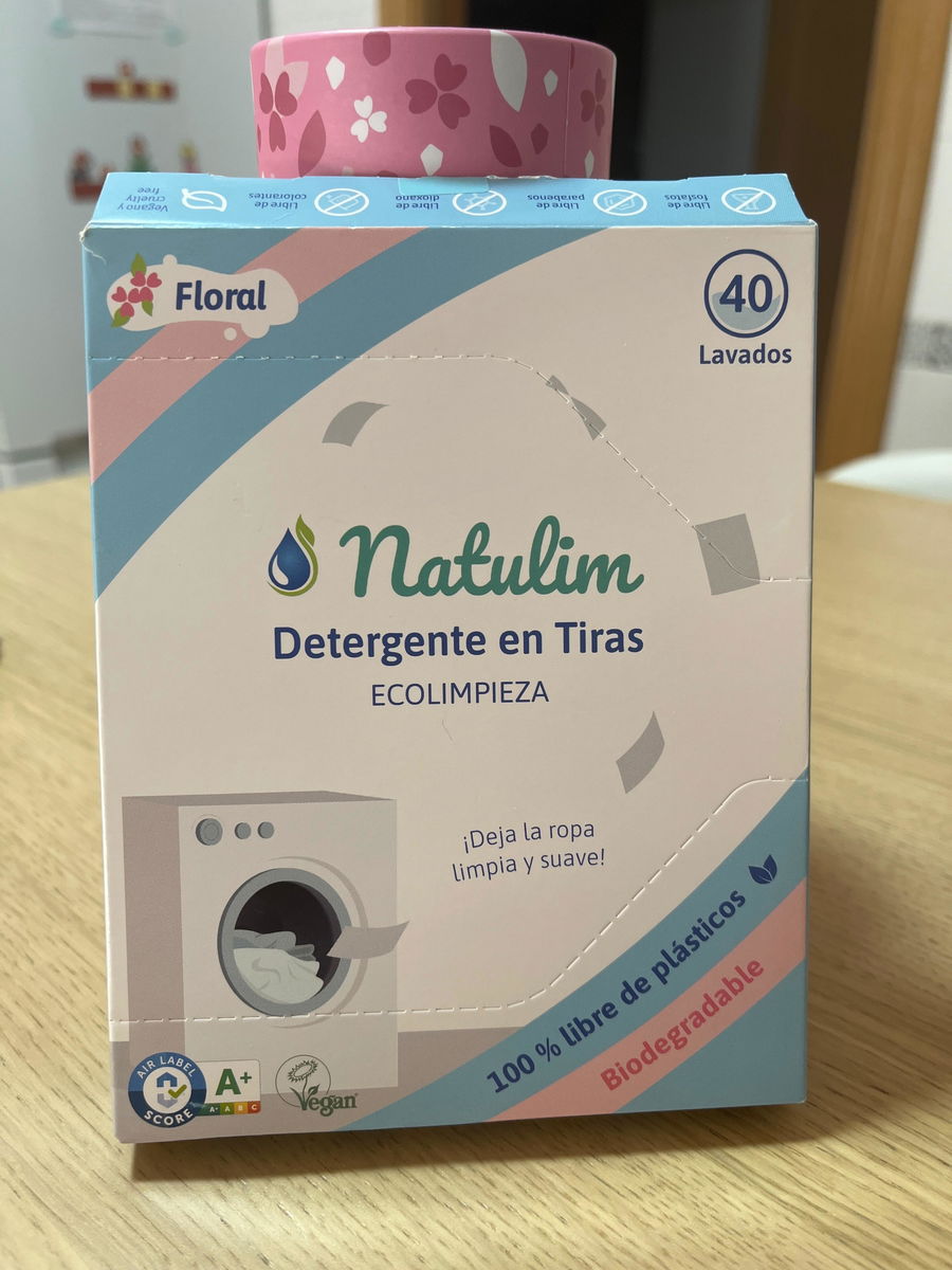 Foto de Alba G. en su reseña de 5 estrellas de Eco-Tiras de Detergente 40 lavados (Judge.me)