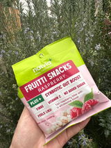 Natvia Fruitti Snacks Raspberry 80g