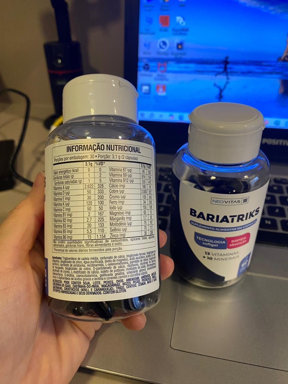SUPLEMENTO BARIATRIKS 60 CÁPSULAS SOFTGEL