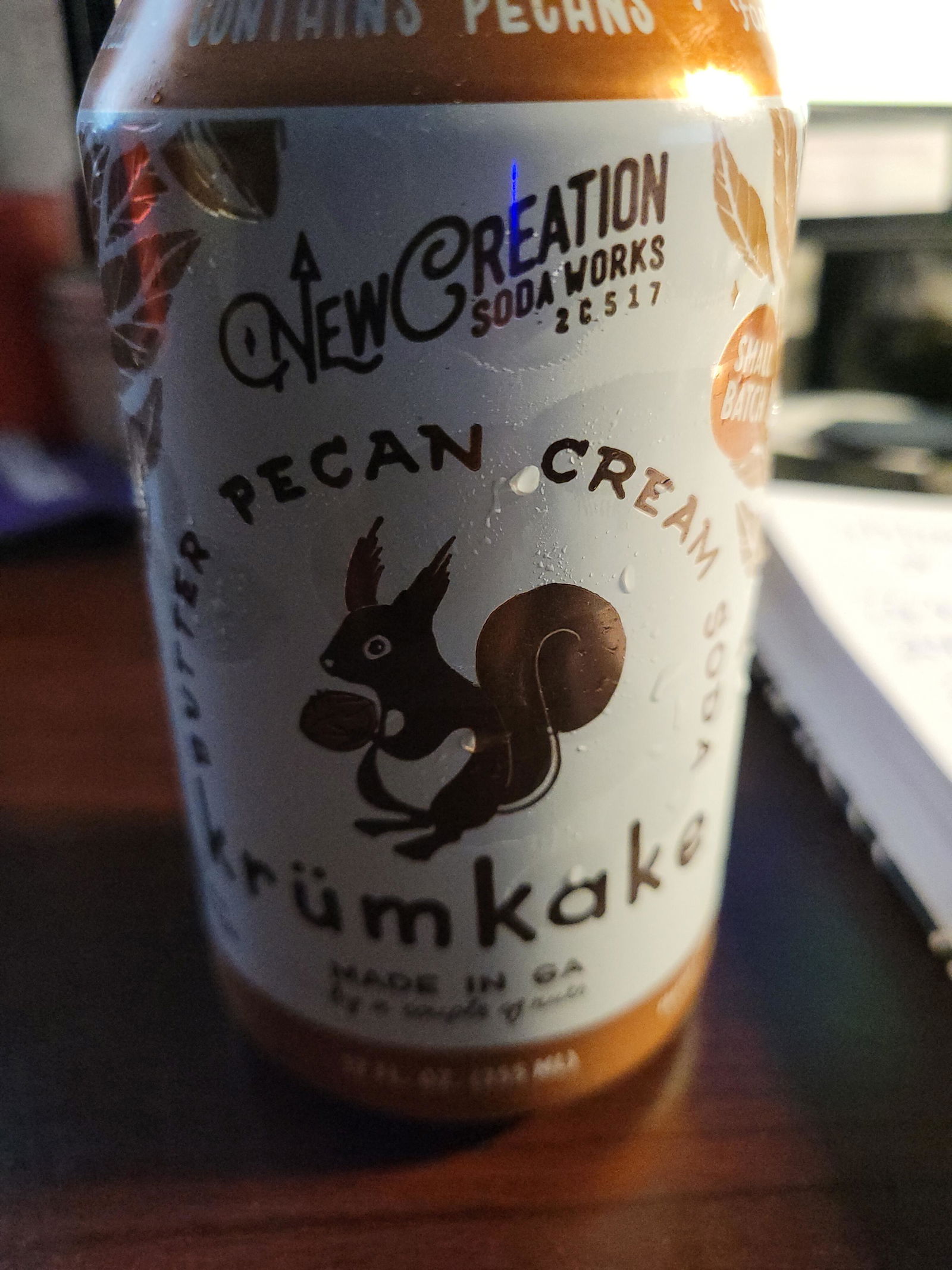 Krümkake Butter Pecan Cream Soda – New Creation Soda Works