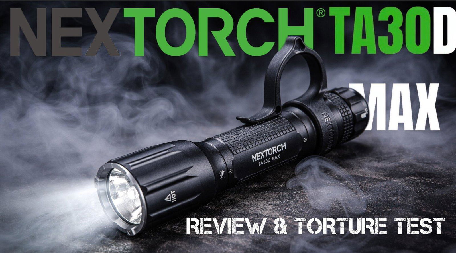 NEXTORCH TA30D MAX One-Step-Strobe Tactical & Search Flashlight - 4000