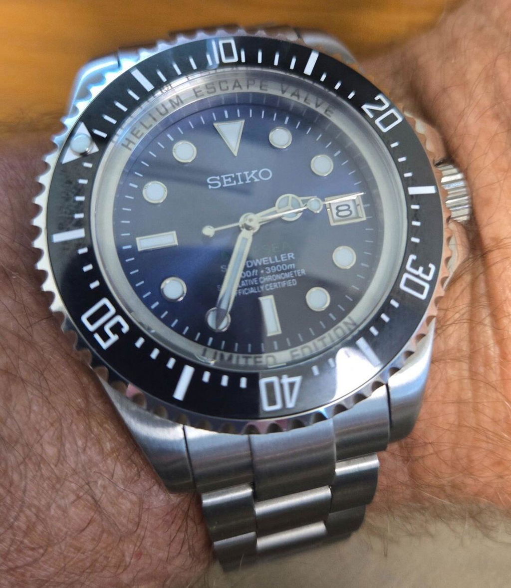 Seiko Datejust Homage Watch – Arabic Green Dial, NH35 Automatic