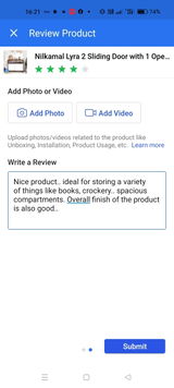 Joy Nair review photo