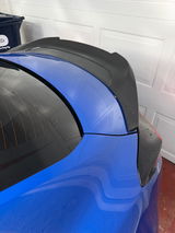 NINTE Rear Trunk Spoiler Wing fit for 2022-2026 Toyota GR86 and Subaru BRZ Painted Gloss Black Highkick Duckbill One Piece Without Logo