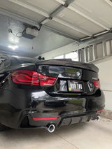 NINTE  Rear Diffuser For 2014-2020 BMW 4 Series F32 M Sport  Painted Rear Bumper Lip Lower Diffuser ABS