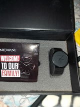Niovani Regal (Classy Black) - Men's Watch - Stainless Steel Strap - 1 Year Warranty - Water Resistance