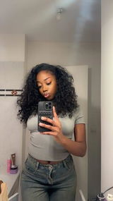 Raw hair curly