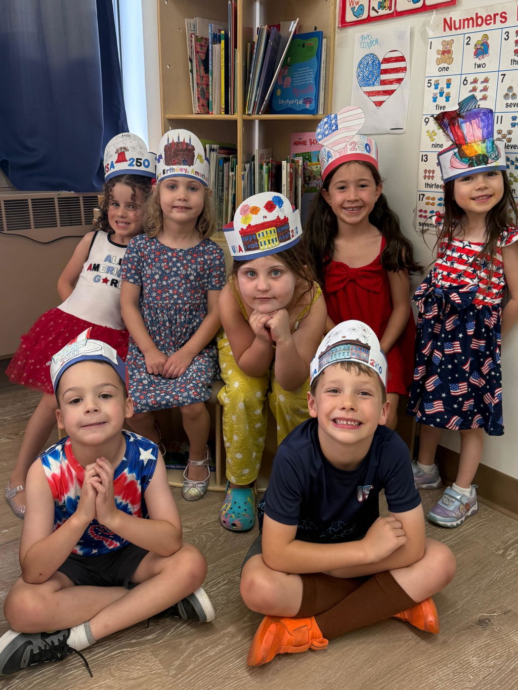 10 America 250 Paper Hats for Kids | Patriotic 4th of July Headband Craft Activity Printable