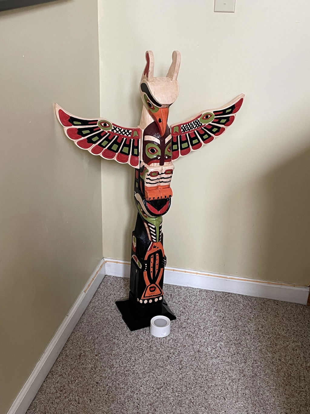 Colorful Totem Pole | Native American Totem Poles | Noro Arts