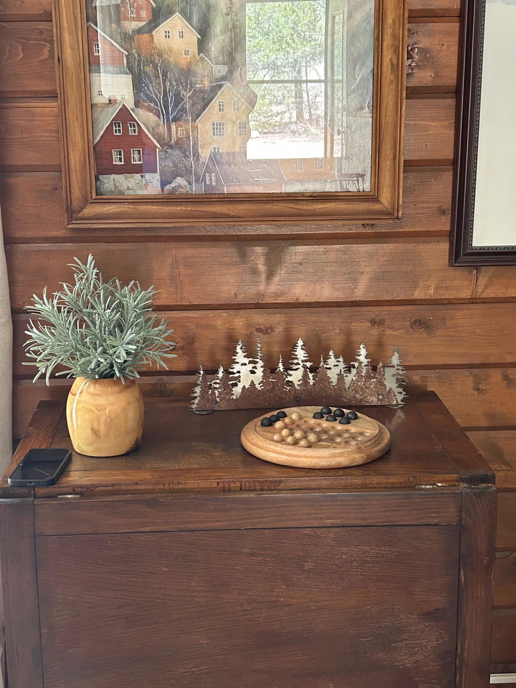3-Pack Steel Fir Tree - Mantel