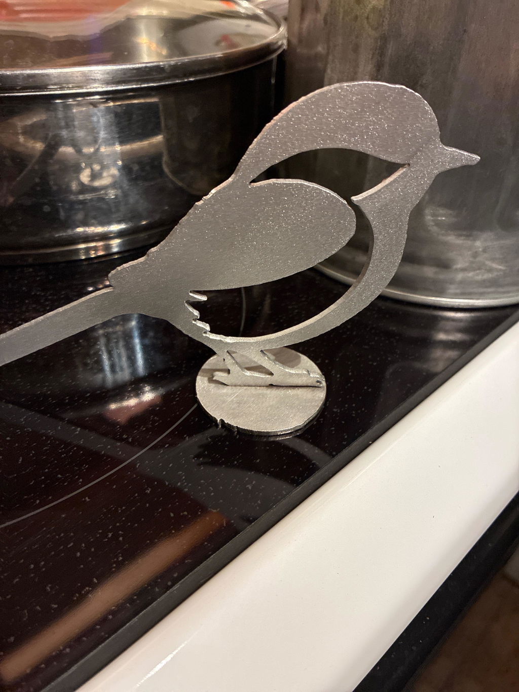DISCOUNTED - Robust Metal Chickadee - Mantel
