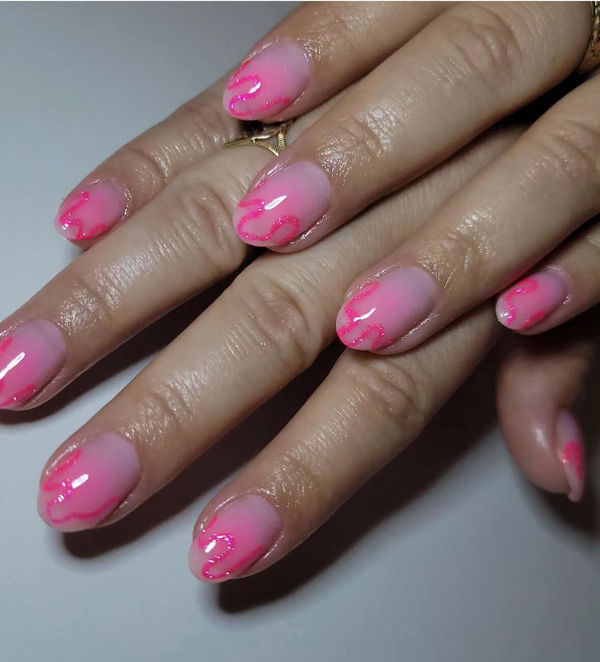 Nail set by Sonam G., NSI Miracle Gel student