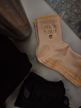 Peach Please Grippy Socks