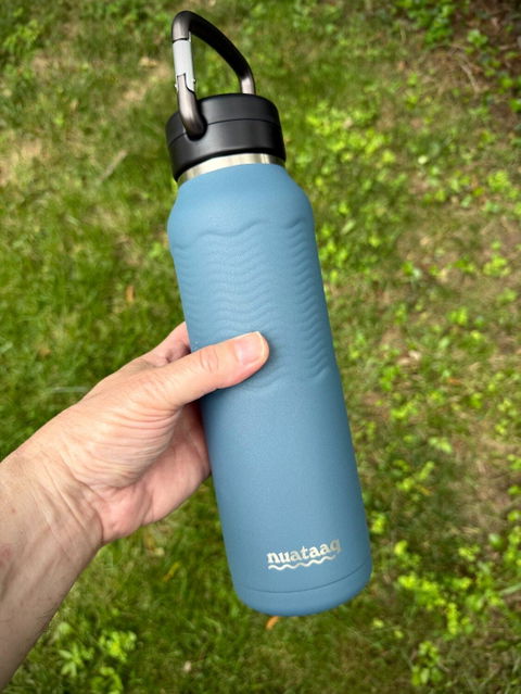 34 oz / 1 L Carabiner Water Bottle with Clip Cap