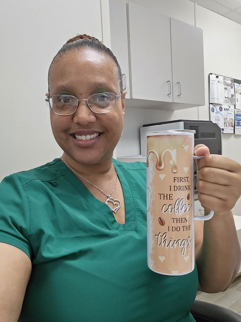 #CoffeeLife Tumbler with Handle