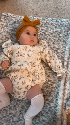 Flora Romper (from size 0-3 months)