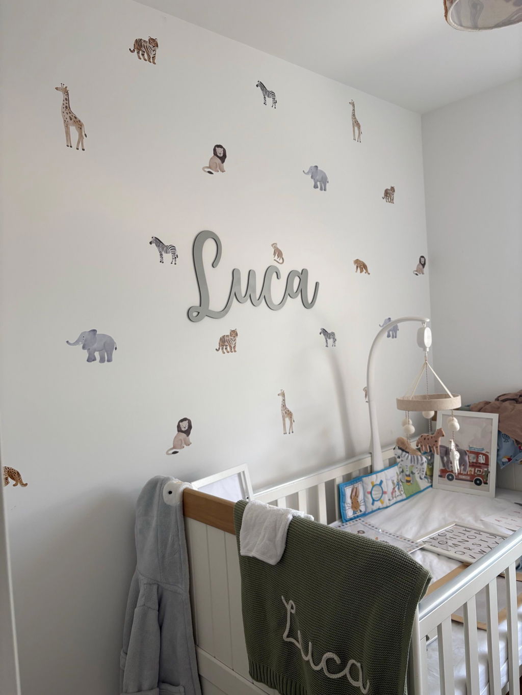 Mini Safari Nursery Wall Stickers