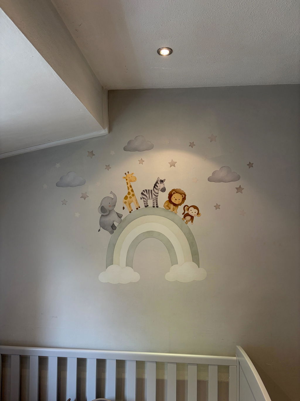 Over The Rainbow Animal Wall Sticker