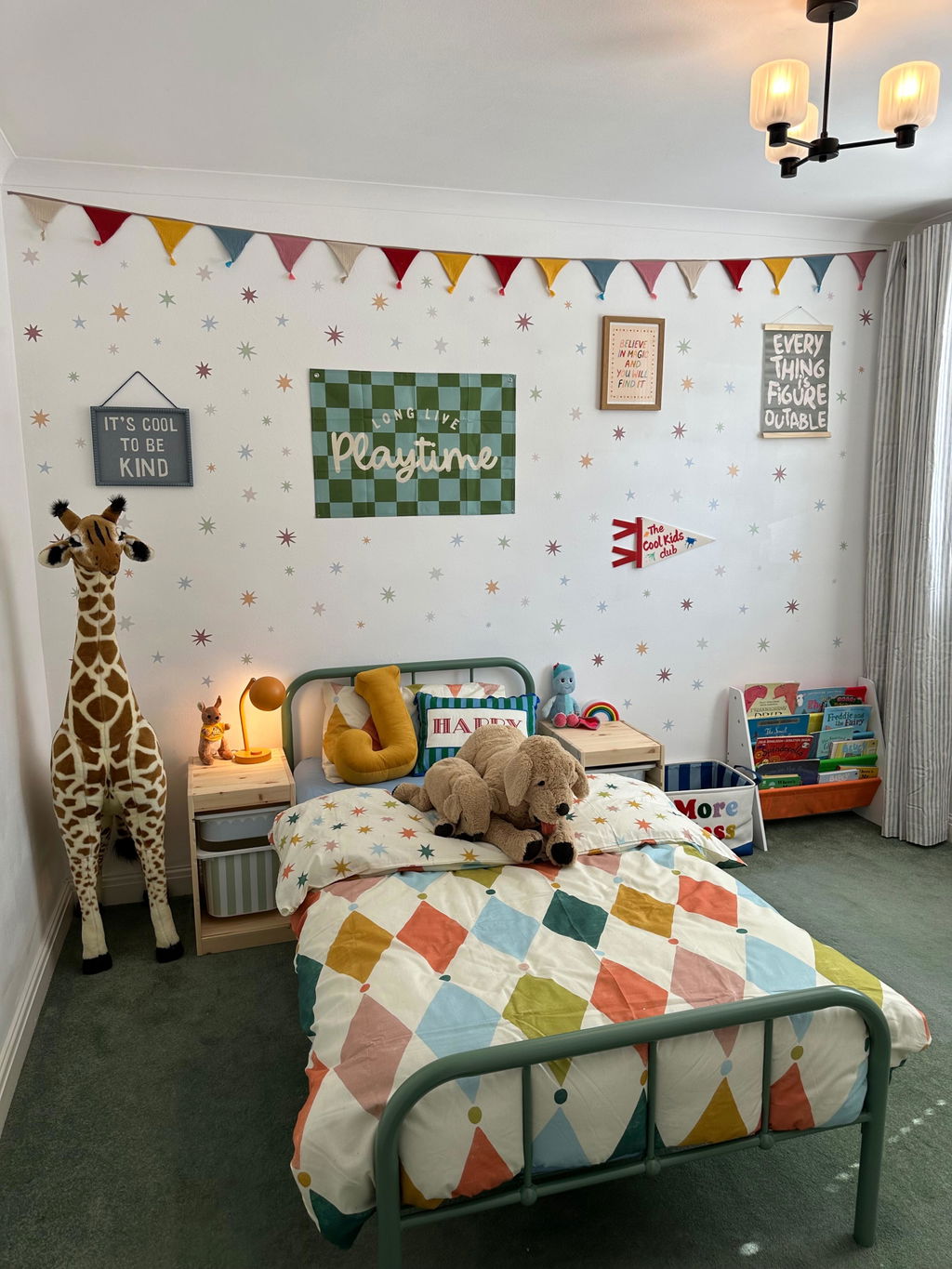 Scandi Starburst Nursery Wall Stickers
