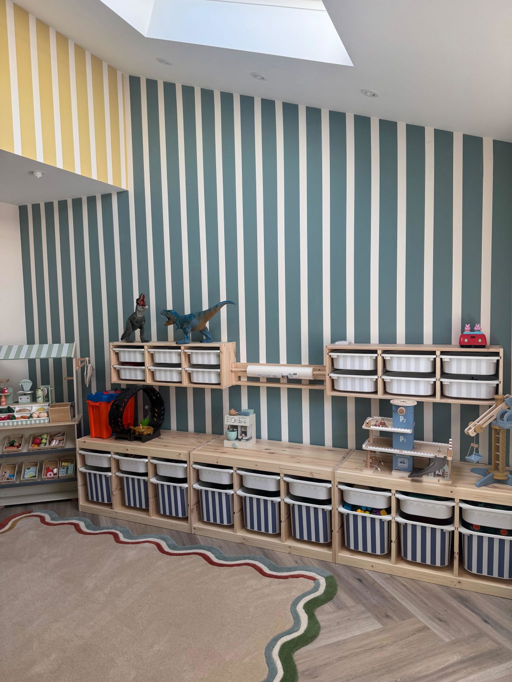 Striped Stickers For Ikea Trofast Drawers