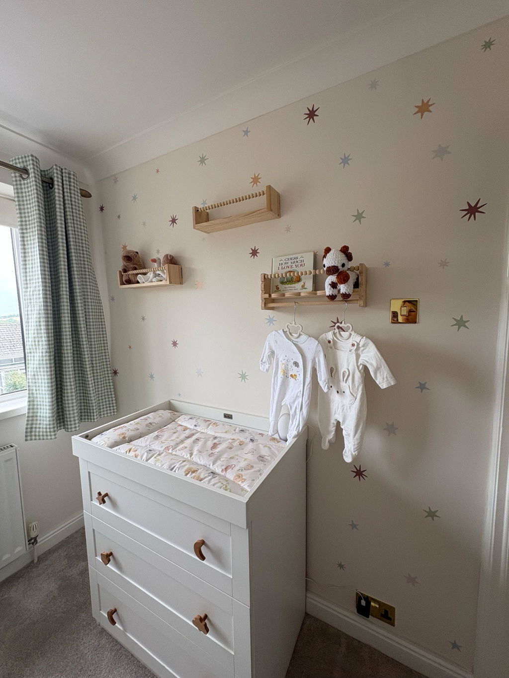 Scandi Starburst Nursery Wall Stickers