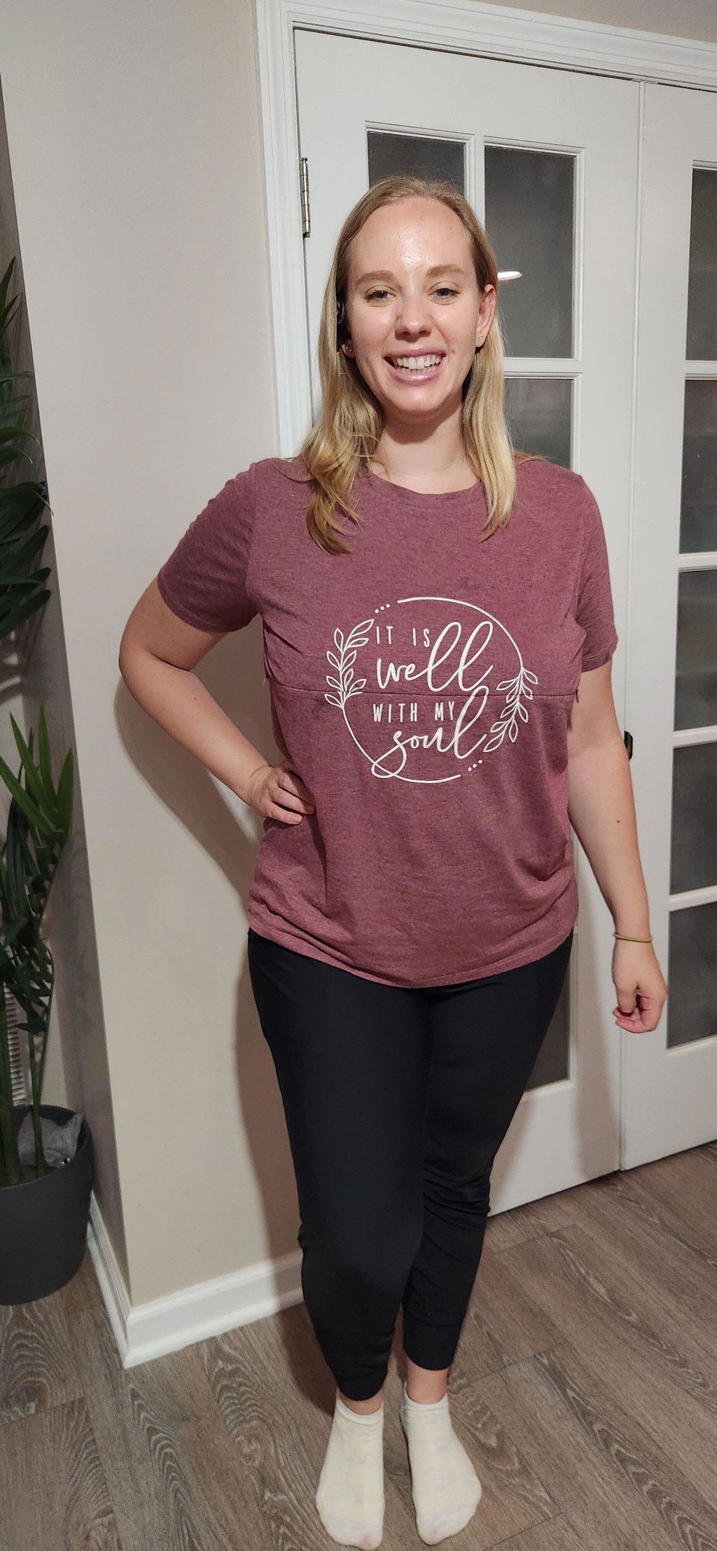 "It Is Well With My Soul" Christian Nursing T-Shirt