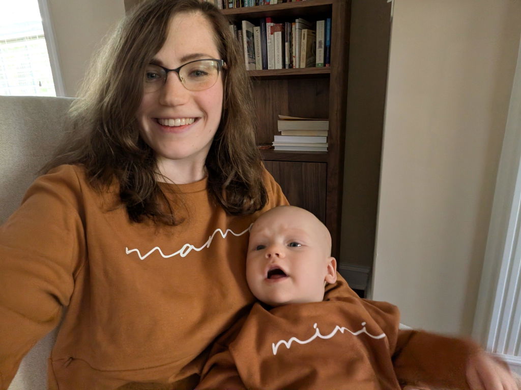 “Mama" and "Mini" Sweatshirt Bundle - Camel