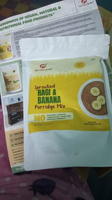 Sprouted Ragi and Banana Porridge Mix | Pack of 200g
