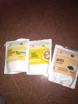 BabyCombo - Sprouted Ragi & Banana Porridge Mix (200g) | Raw Banana Powder (200g) | Dates Powder (200g)