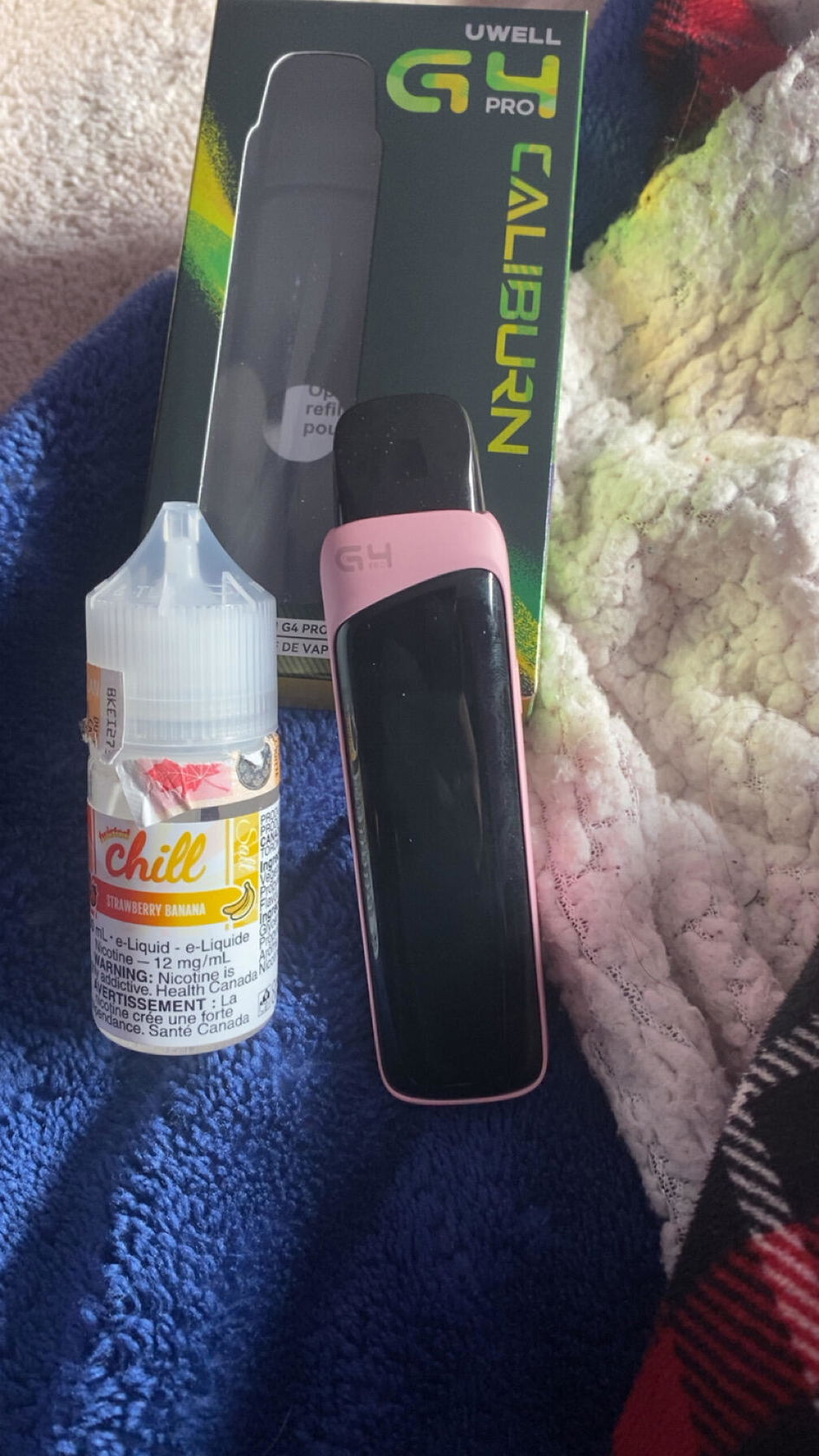 fake uwell caliburn G4 Pro Pod Vape Device FLAVORS:BLUE RAZZ ICE - WC EDITION BREEZE Canna - Grape battery-safety
