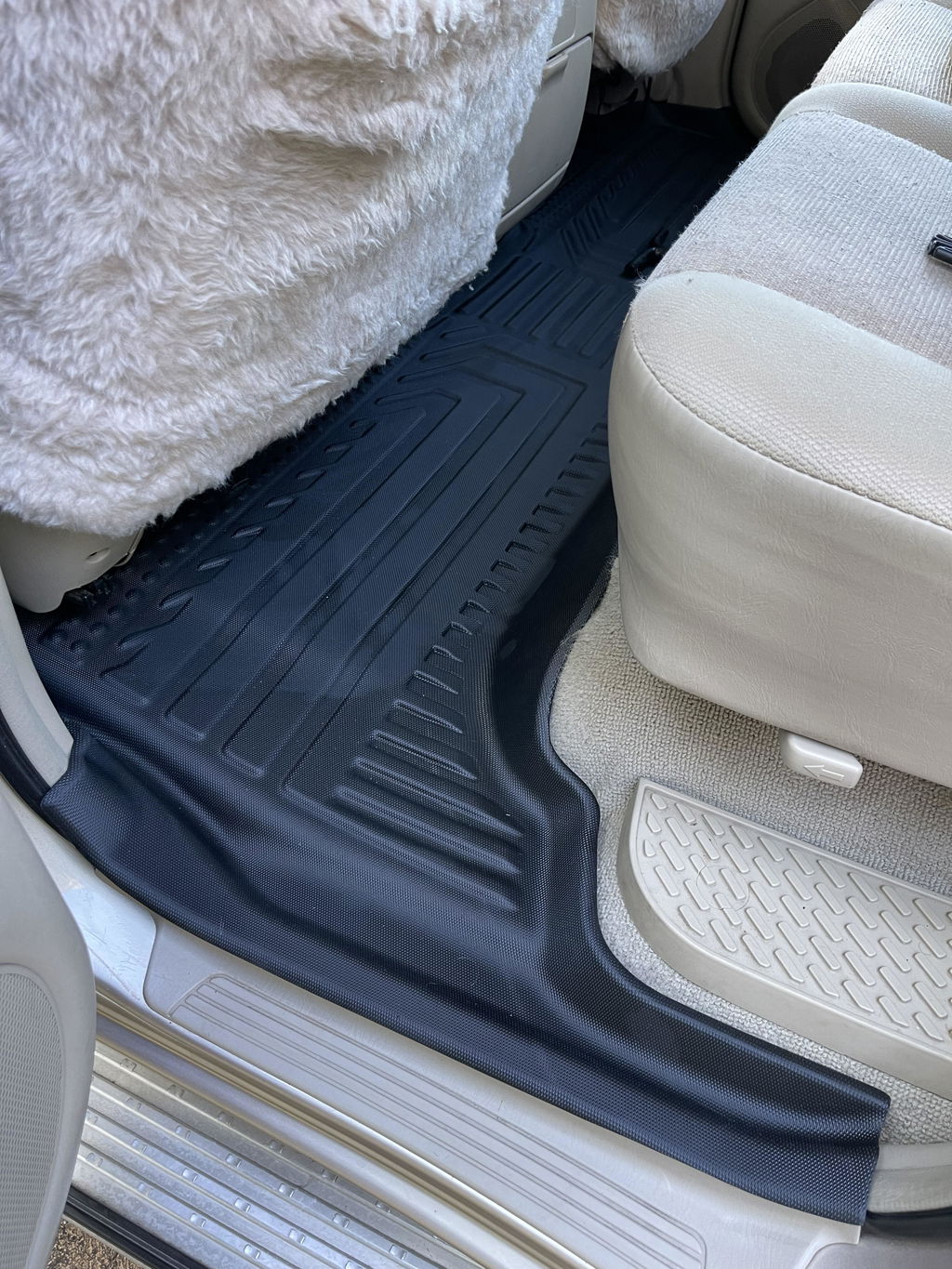 5D TPE Car Floor Mats for Toyota Land Cruiser 100 / 105 1998-2007