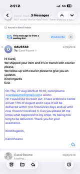 Carol Paume review photo