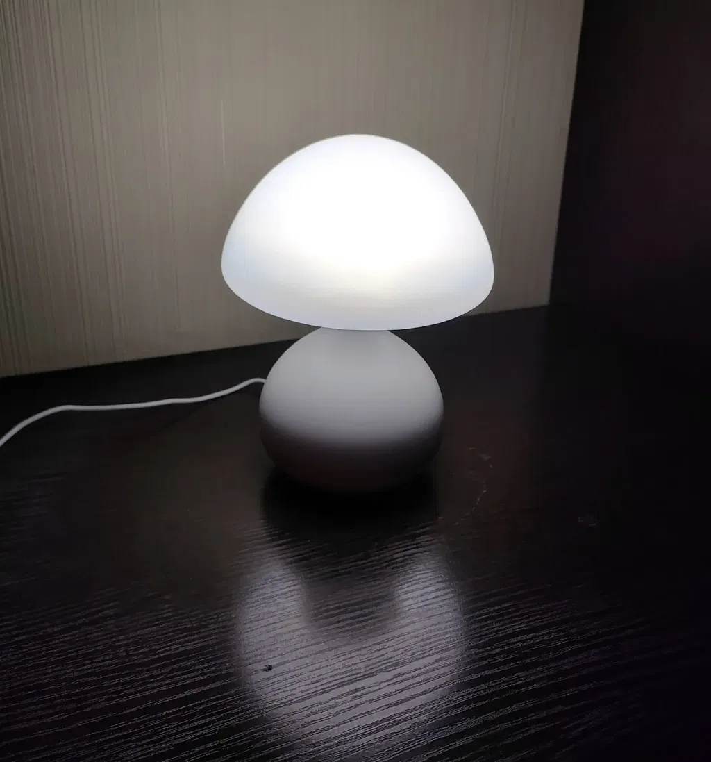 Customer photo of ObiPuffball – Pat-Touch Mushroom Lamp