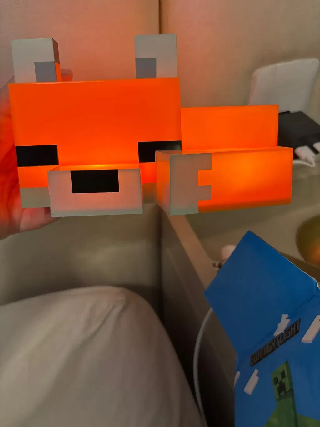 Customer photo of ObiPixel – Blocky Fox Night Light