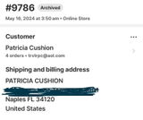 Patricia Cushion review photo