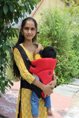 Lightweight & Adjustable Baby Sling Carrier (Red)
