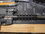 ohhunt® AR-15 Large ID 1.8" Ultra-Light Free Float Handguard Round Tube with Detachable Picatinny Rails 7075 Aluminum - 7" 10" 12" 15"