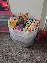 22”x17”x12” Rectangular  Large Storage Basket With Handle