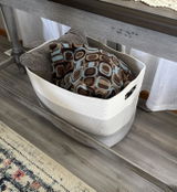 22”x17”x12” Rectangular  Large Storage Basket With Handle