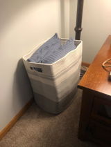 22"x16"x13" Woven Laundry Hamper