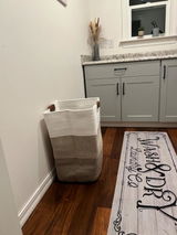 15.75"x 15.75"x 23.63" Storage Basket Hamper