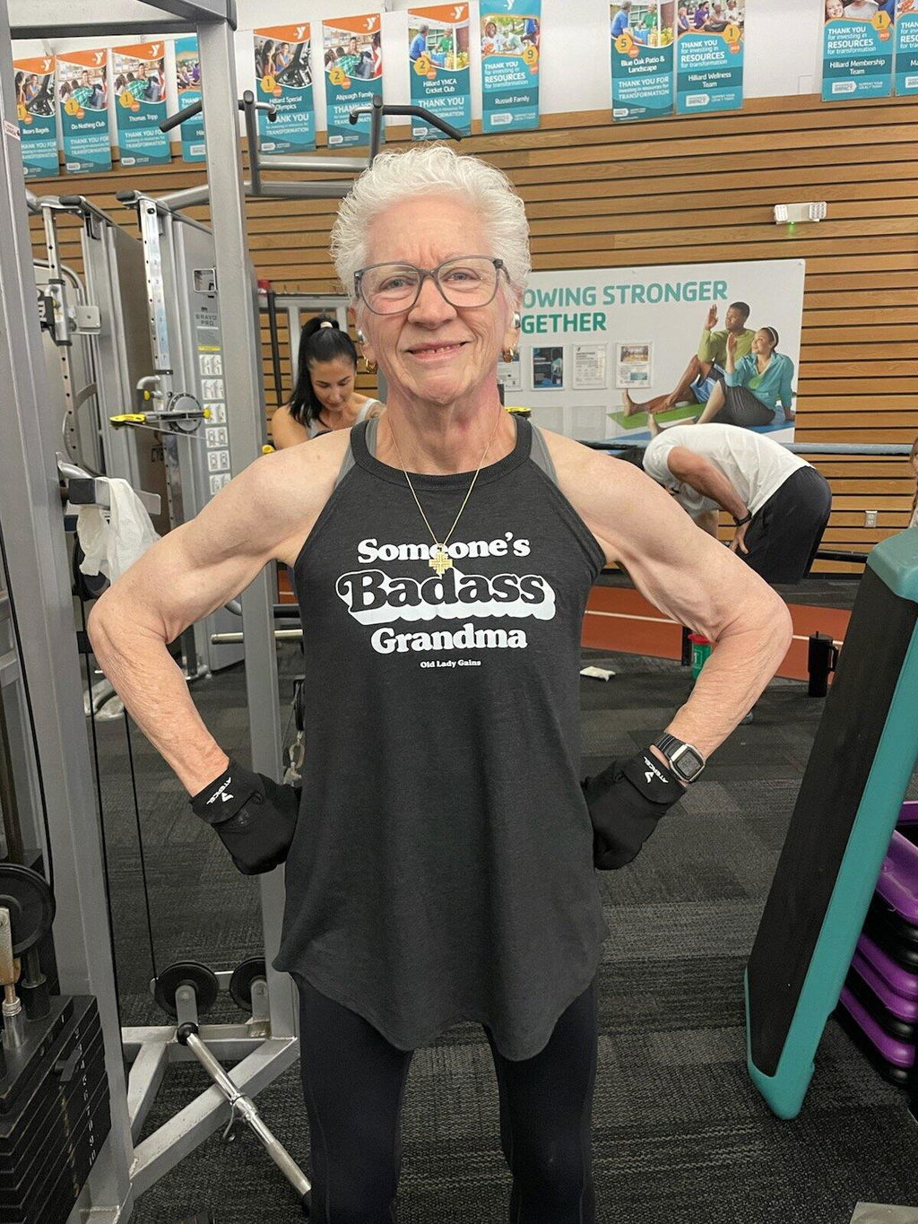 Someones Badass Grandma Halter Tank