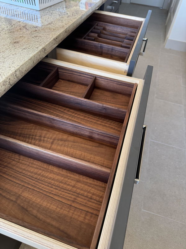 Customer photo — Sarah's drawer