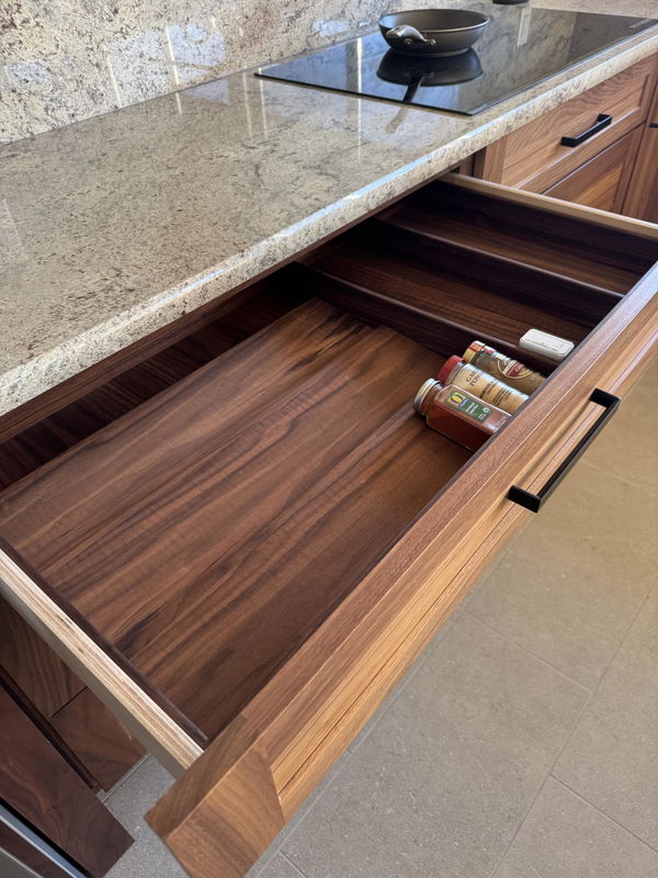 Customer photo — Sarah's drawer