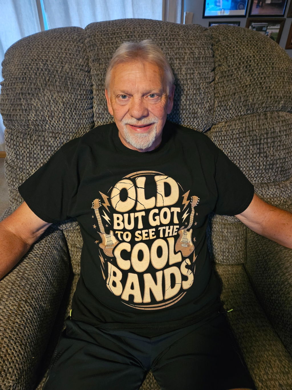 "Old But Got to See the Cool Bands" Vintage T-Shirt