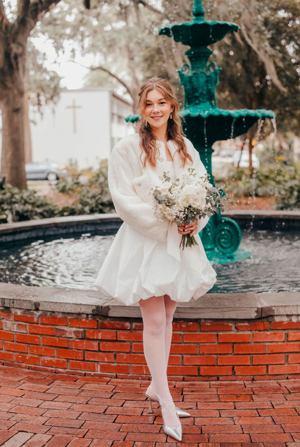 Short Taffeta Wedding Dress Mariell – Olivia Bottega