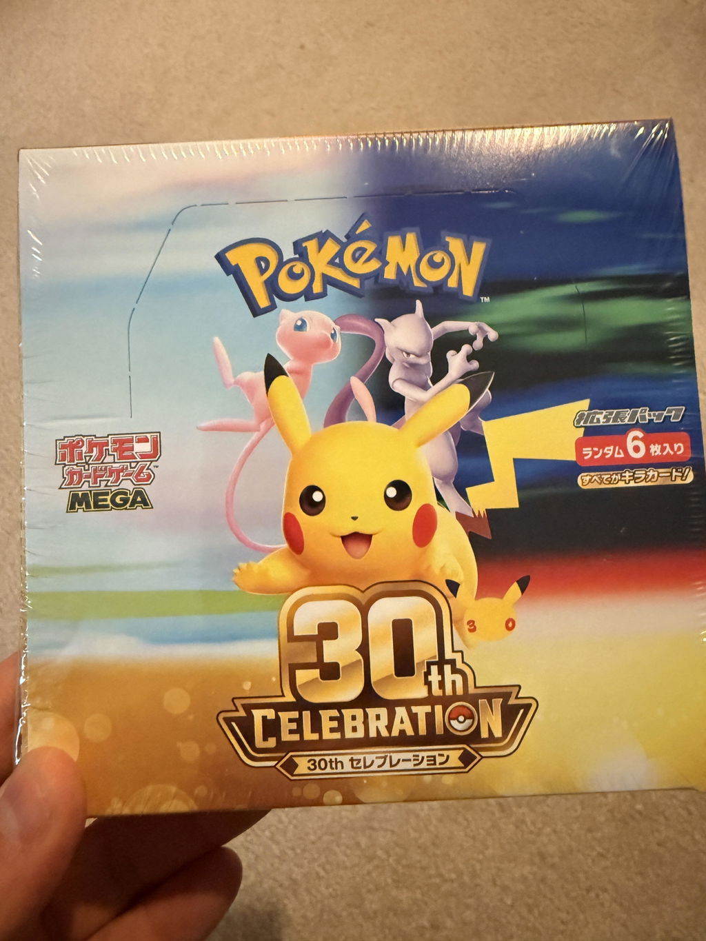 【M6a】30th CELEBRATION TCG BOX & CASE〔Factory Sealed〕