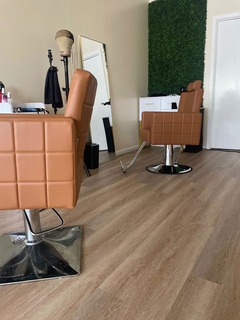 OmySalon SC2301 All Purpose Heavy Duty Hydraulic Reclining Hair Salon Chair w/Headrest