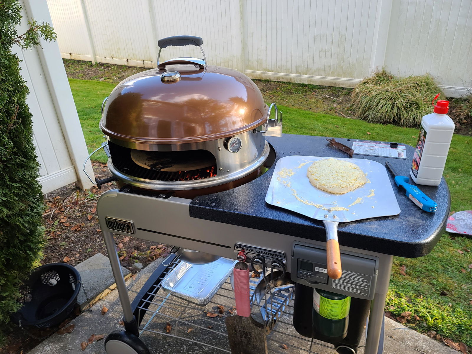 Onlyfire 2-in-1 Rotisserie & Pizza Kit for Weber 18