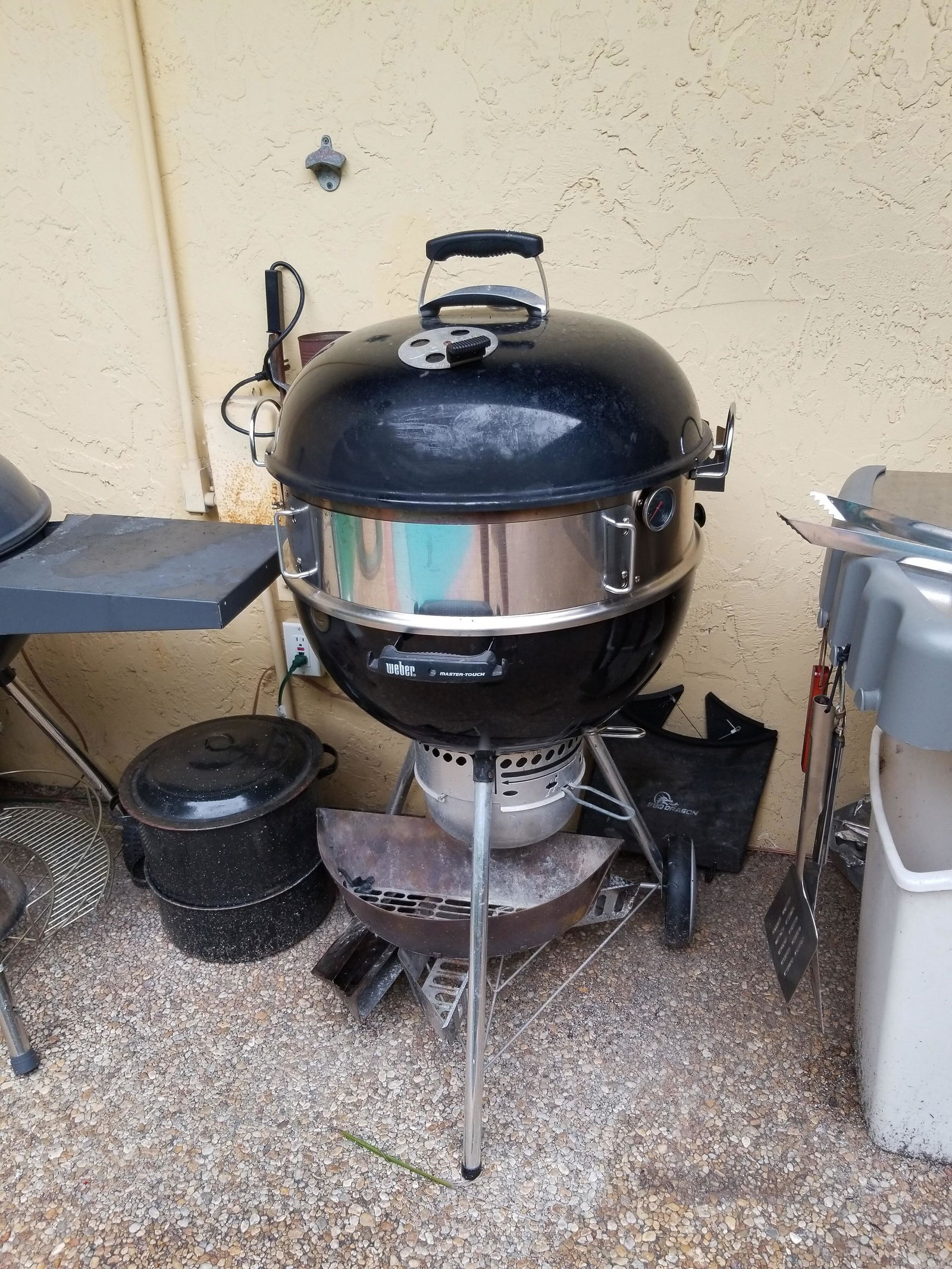 Onlyfire 2-in-1 Rotisserie & Pizza Kit for Weber 18